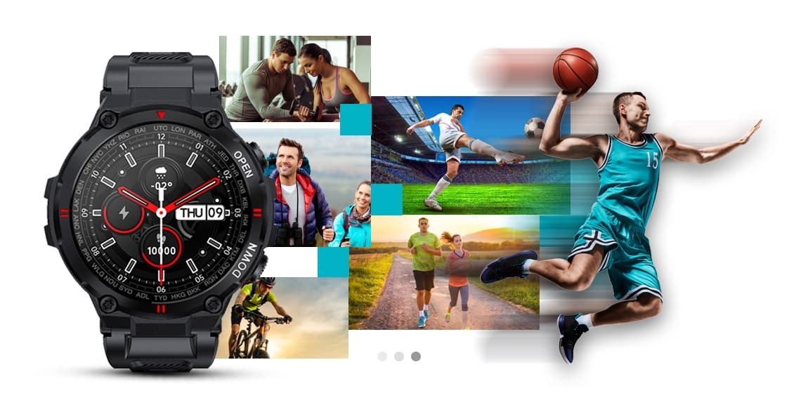 Smartwatch GIEWONT Focus SmartCall GW430-1 - Carbon