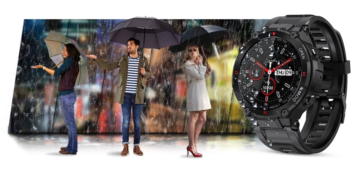 Smartwatch GIEWONT Focus SmartCall GW430-1 - Carbon