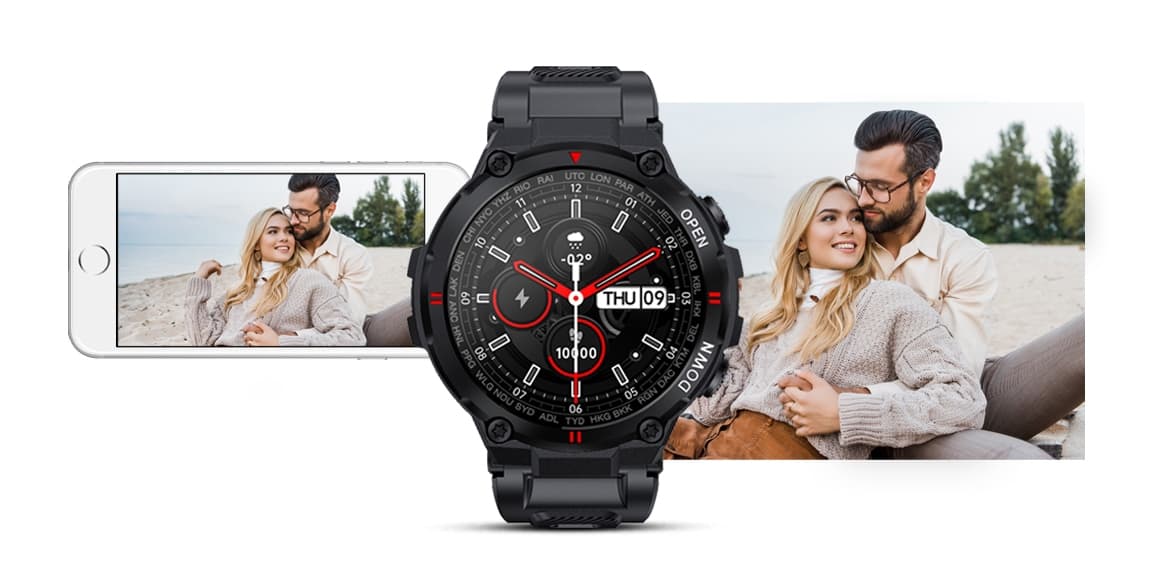 Smartwatch GIEWONT Focus SmartCall GW430-1 - Carbon