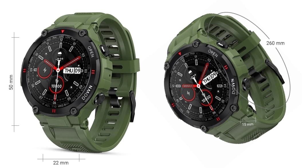 Smartwatch GIEWONT Focus SmartCall GW430-3 - Forest